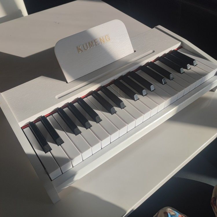 Kids Piano Keyboard, 37 Keys Digital Piano for children, Toddler Music Educational Instrument Toy Wood Piano for 3+