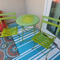 3 Piece Metal Table Set