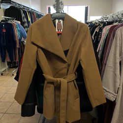 Women’s Tahari Tan Coat