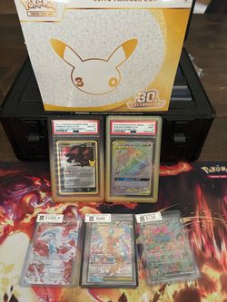 Pokemon cards PSA slabs