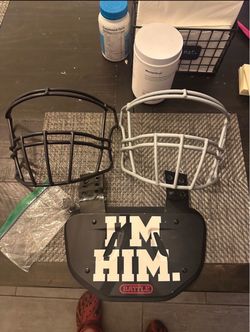 Football equipment newer face mask and