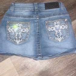 H&Y Premium Collection Mini Denim Skirt Y2K