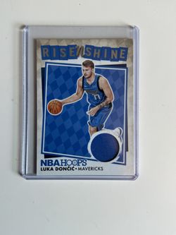 Luka Doncic Rise n Shine Jersey Card