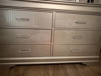 Dresser with mirror