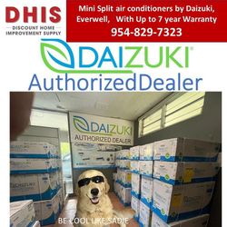 Mini Split Air Conditioners By Daizuki and Everwell Available with Heat Pump Up to 25 Seer