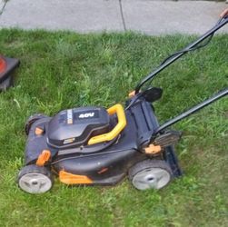Worx  40v  Lawnmower    Read Description 