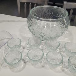 Punch Bowl with cups