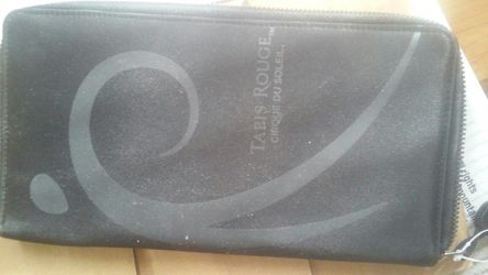 Black travel wallet, Cirque Du Soleil