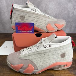 NEW Air Jordan 14 Retro Low CLOT Terra Blush Terracotta Size 10 DC9857-200 Men’s Shoes OG Rare