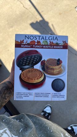 Nostalgia MyMini Turkey Waffle Maker