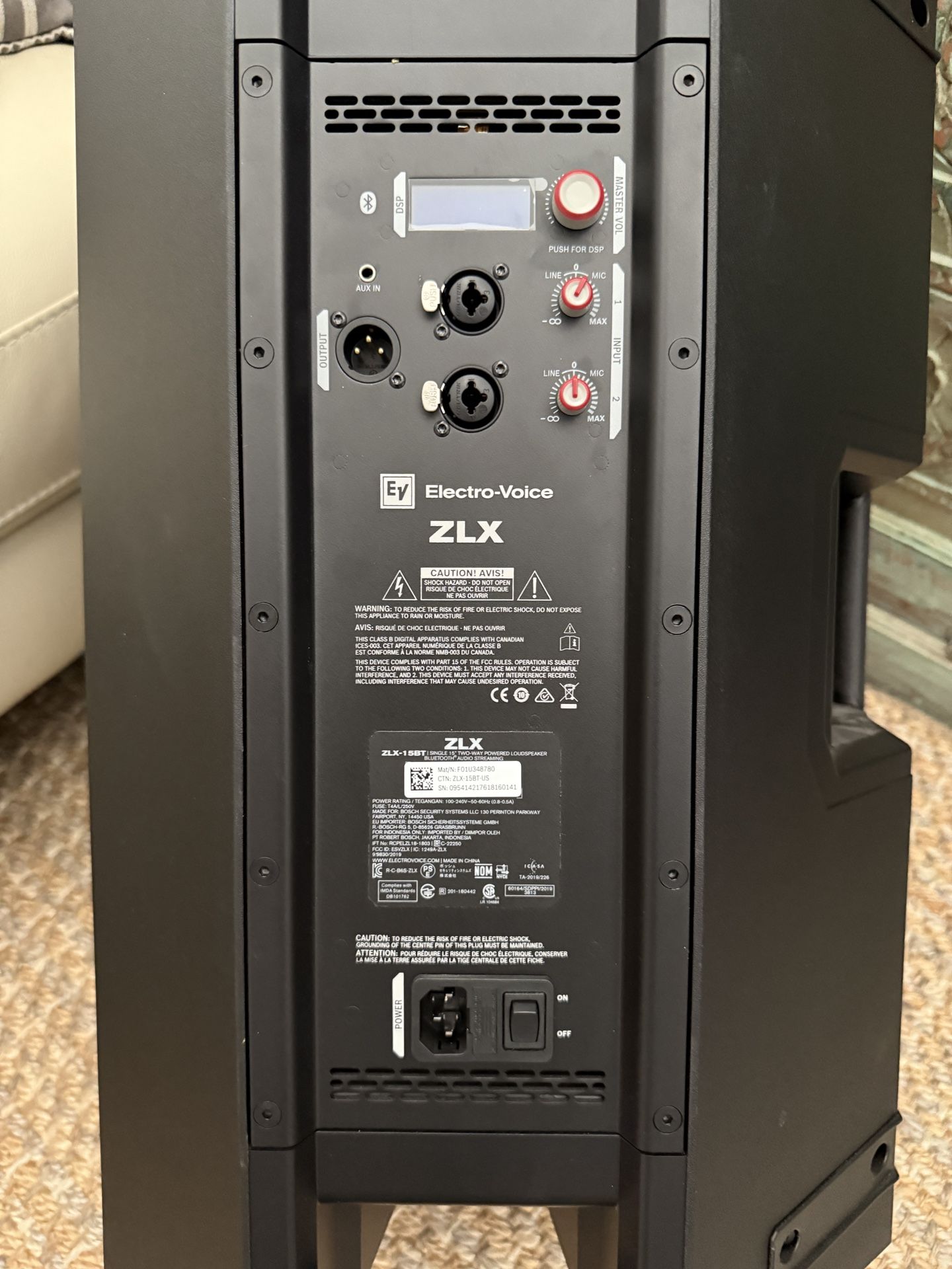 EV 15” Powered PA
