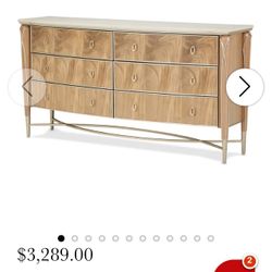 Villa Cherie - Michael Amini 6 Drawer Dresser