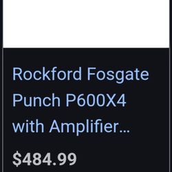 Rockford Fosgate P600x4 Amplifier