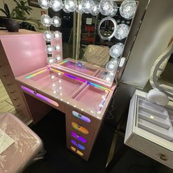 Pink Vanity Set