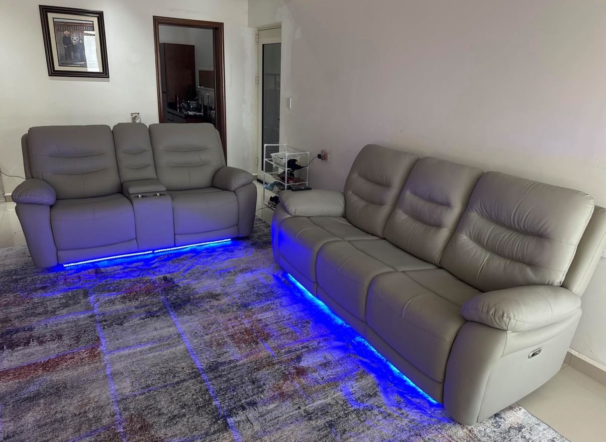 New Power Reclining Couch 3-Pc Set — Sofa • Loveseat • Chair