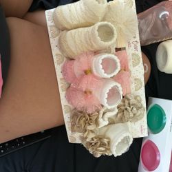 Baby Socks With Bows 