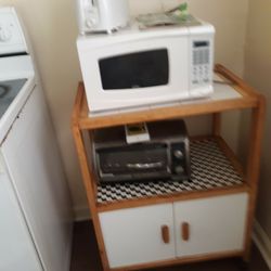 Microwave Plus Stand 
