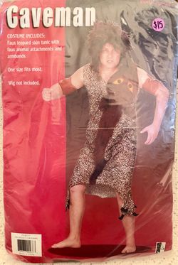 Costume “Caveman” Adult “One Size Fits Most”