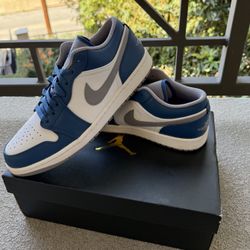 Air Jordan 1 Low “True Blue Cement” 11M - Brand New in Box $125