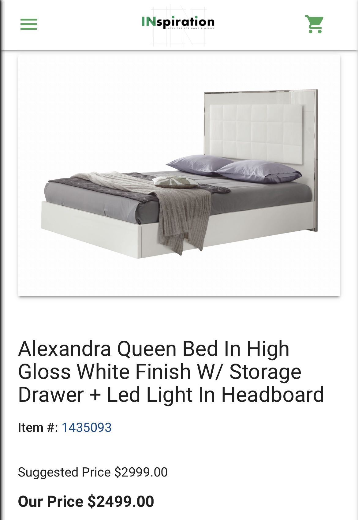 Queen BED FRAME 