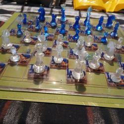 Dodgers Chess And Checker Board Game