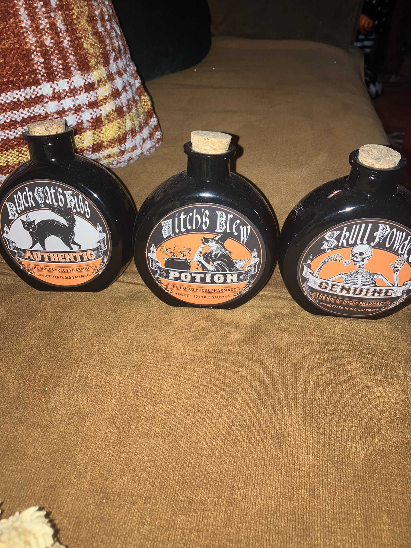 3 Halloween Bottles