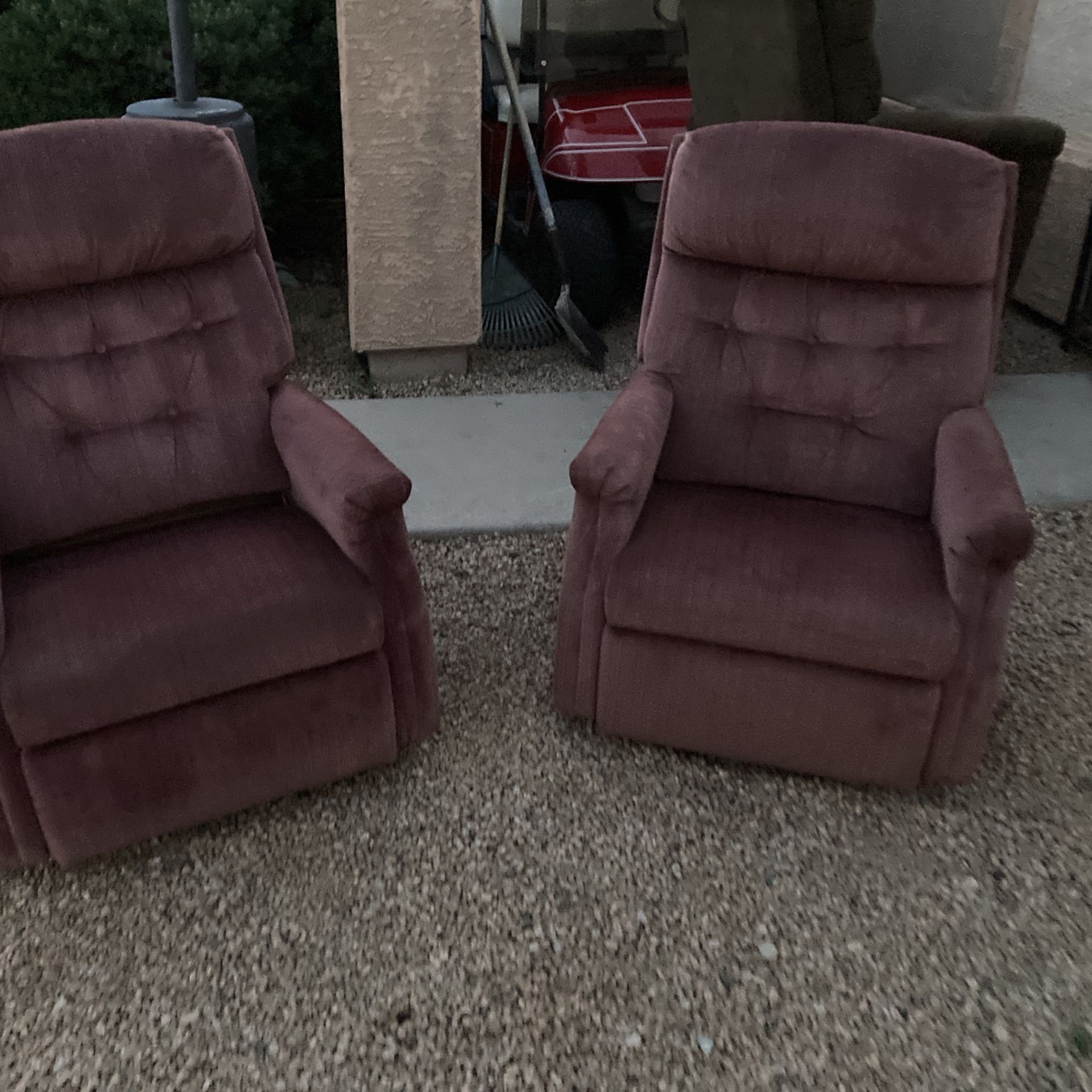 Matching Recliners Like New