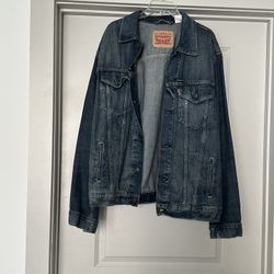 Darker Blue Levi’s Denim Jacket - XL