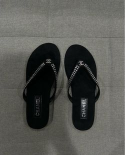 CC Chanel Jewel Crusted Sandals