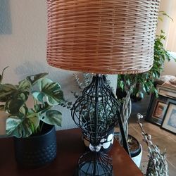 Black Metal Table Light Fixture
