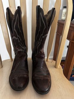 Ariat Brown Leather Western Cowboy Boots