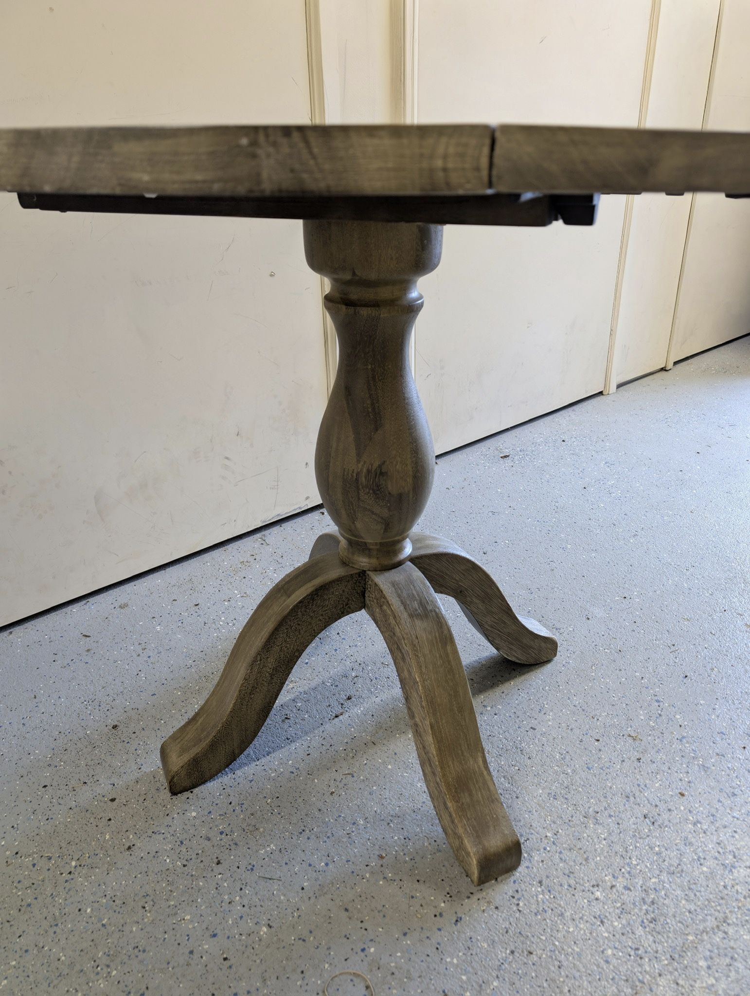 Dining table. Wood decor table