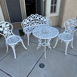 Cast Iron Patio Set