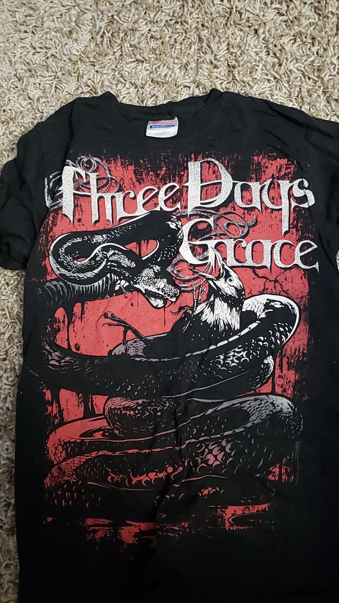 Three Days Grace concert shirt mens small