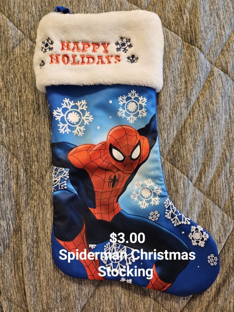 Spiderman Christmas Stocking
