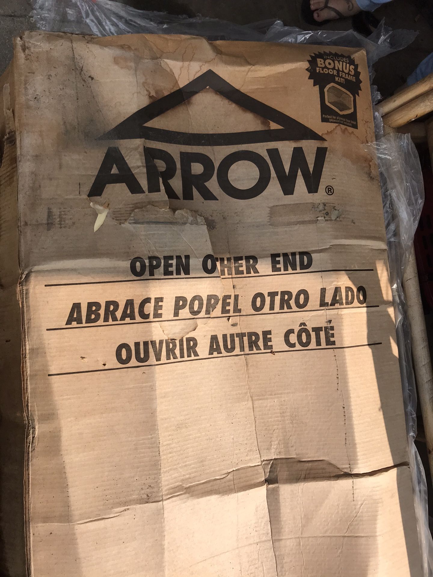 Brand new Arrow shed