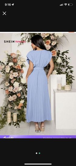 Blue Maternity Dress 
