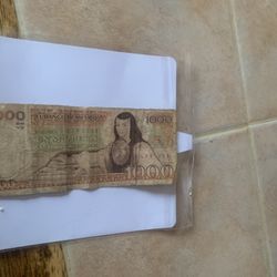 Billete 1000 Pesos Mexicanos 60 Dollars O Best Offer