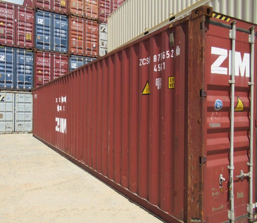 40ft High Cube Wind & Water Tight Shipping Containers For Sale