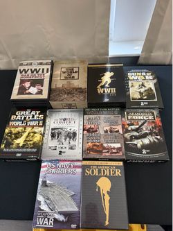 WWII DVDs lot