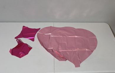 Pink Heart Shape Foil Balloons 