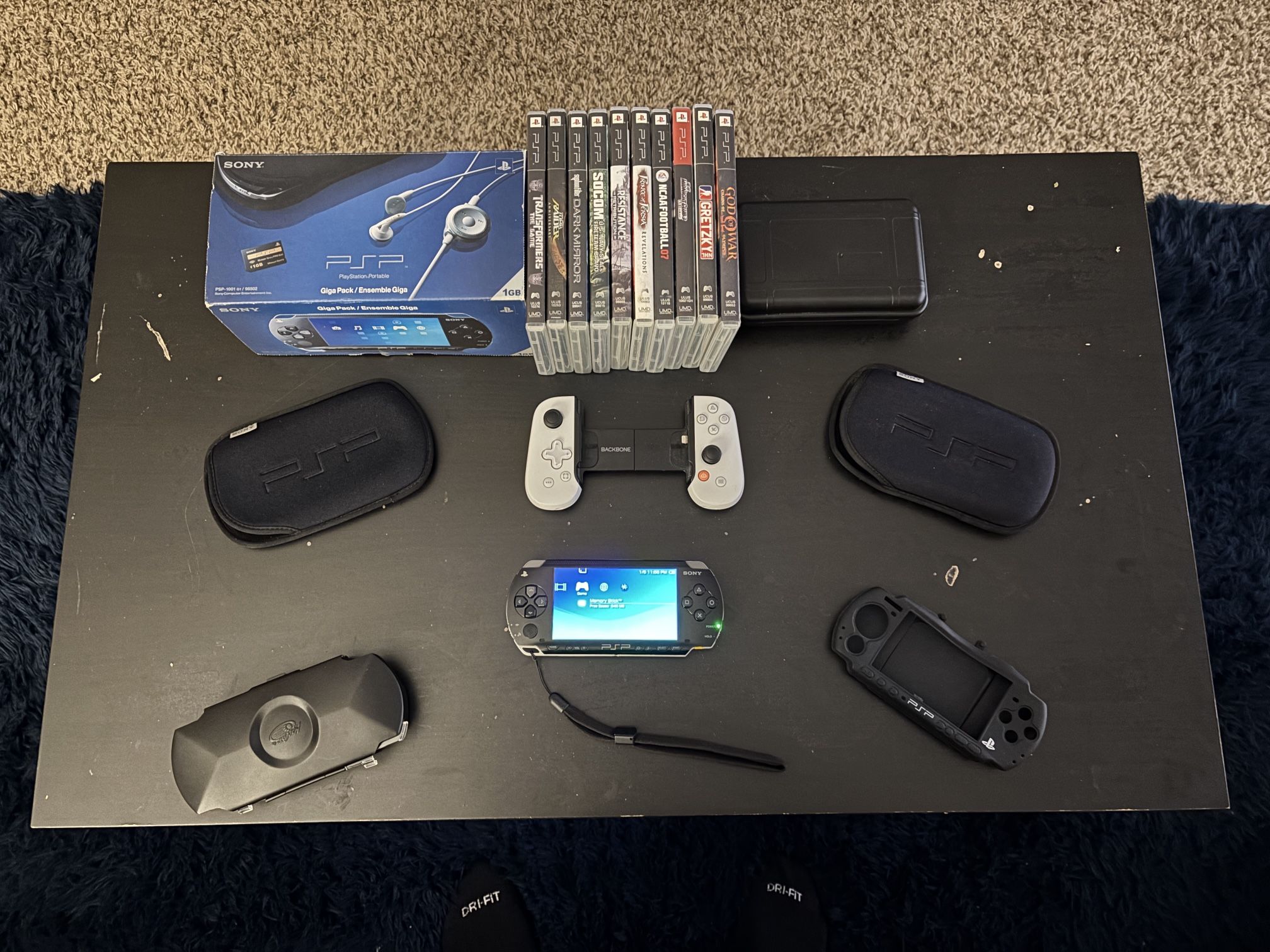 Sony PSP w/Box & Games