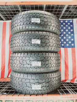 ✅ 4 of Same Brand Used Tires 275/65R18 TOYO OPEN COUNTRY A/TII ALL TERRAIN 275/65R18 JEEPS 4X4 TRUCKS 275 65 18