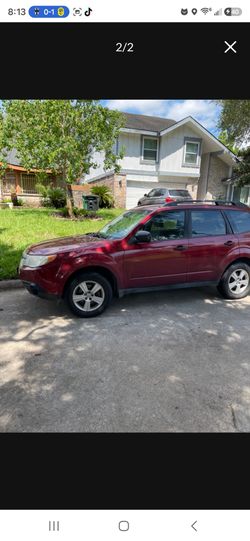 Subaru Forester SUV Red