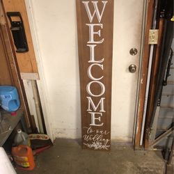 Welcome Wedding Sign 