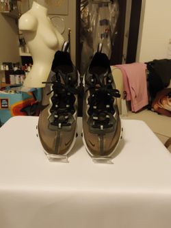 Nike React Element 87 Anthracite Low Top Cork Insole Men's Size 7 AQ1090-001