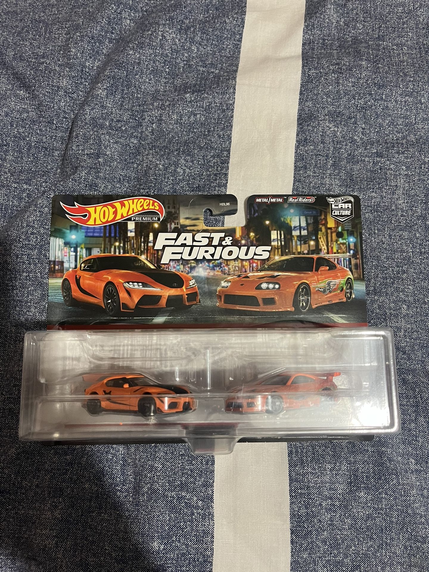 Hot Wheels Premium Fast & Furious Toyota Supra 2 Pack