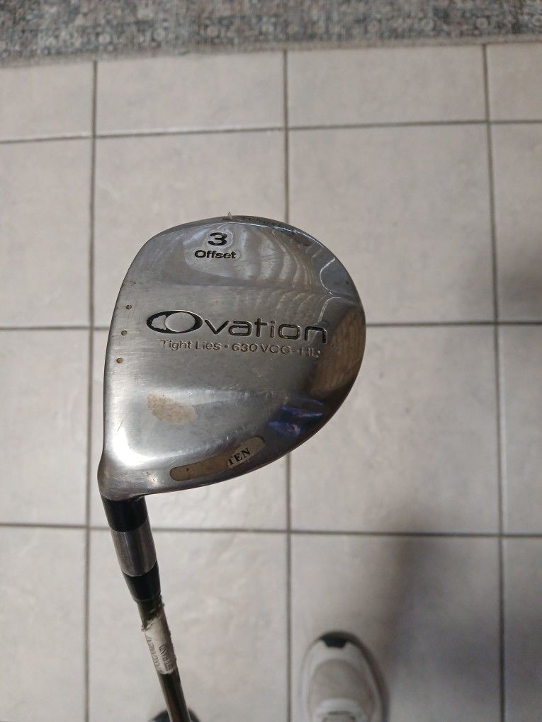 Tight Lies LHanded Ovation Offset 3 Fairway Wood 75gm