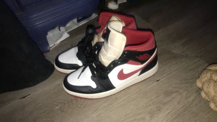 Jordan’s white black and red