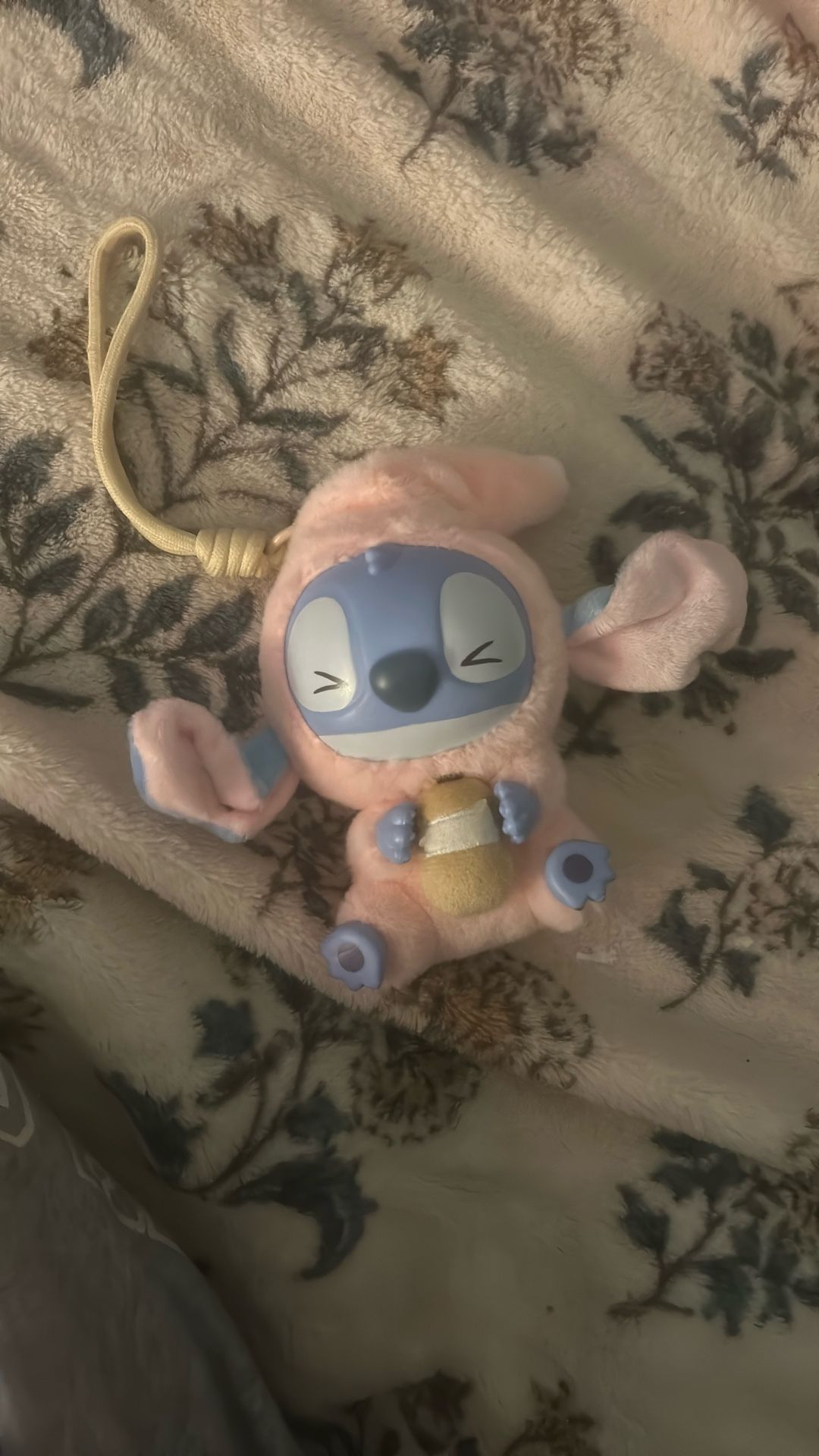 Pink Stitch Bag Charm 